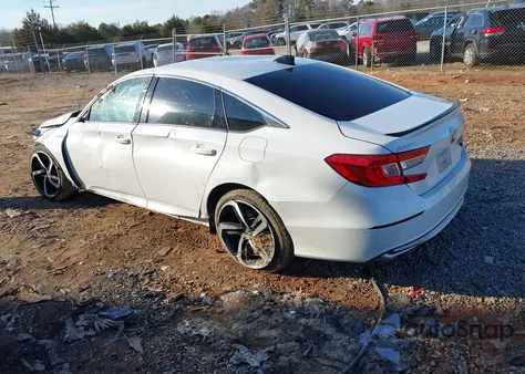 2022 Honda Accord Hybrid Sport from USA, damaged, VIN 1HGCV3F21NA020480